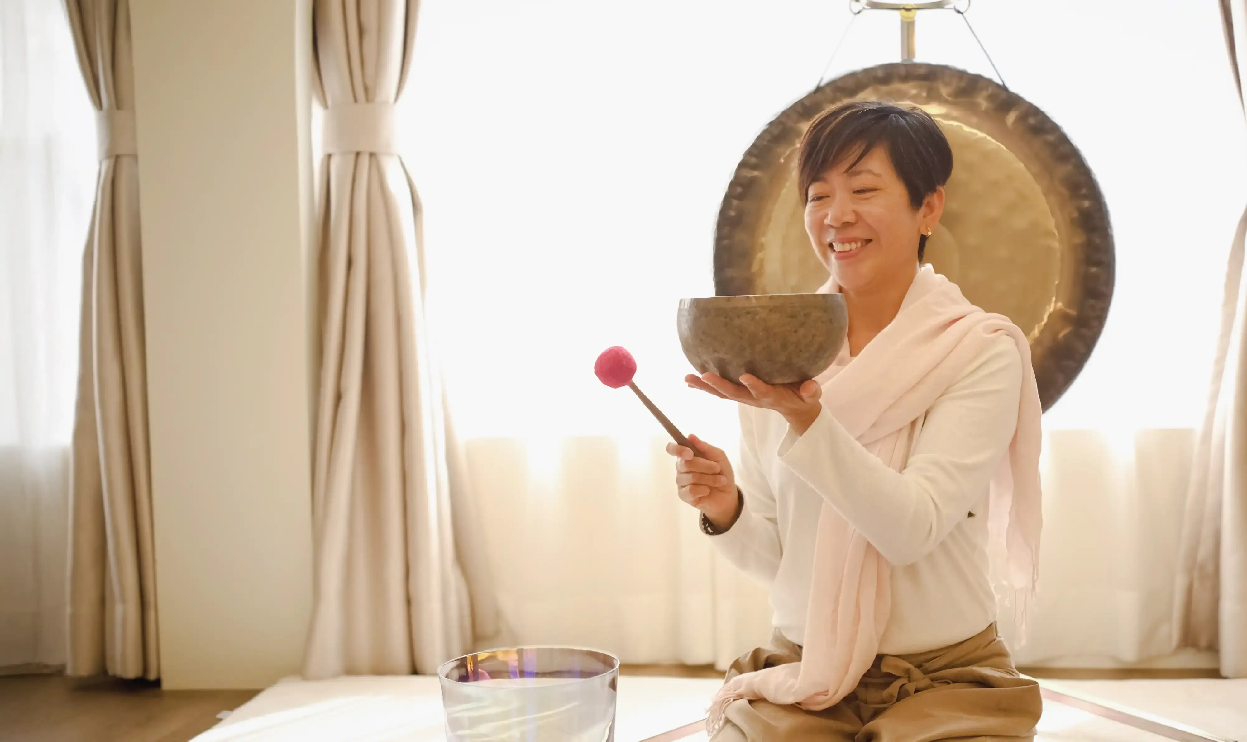 五行銅鑼頌缽音療私人課