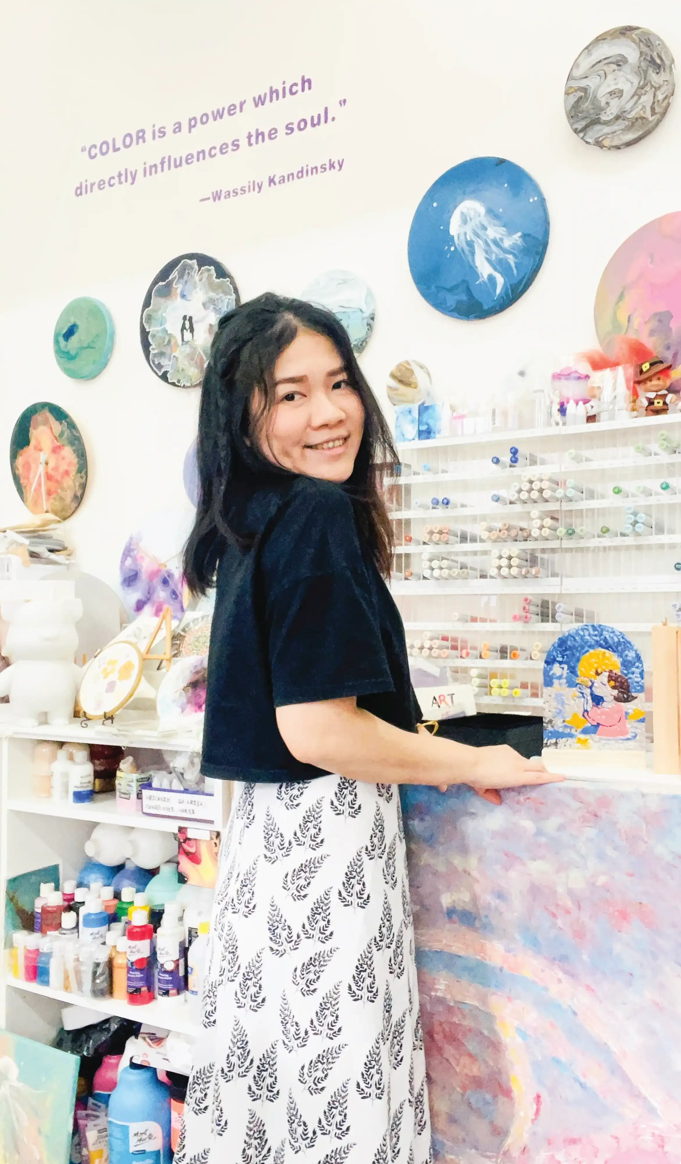 藝術療癒課|酒精墨流 / 心靈拼貼